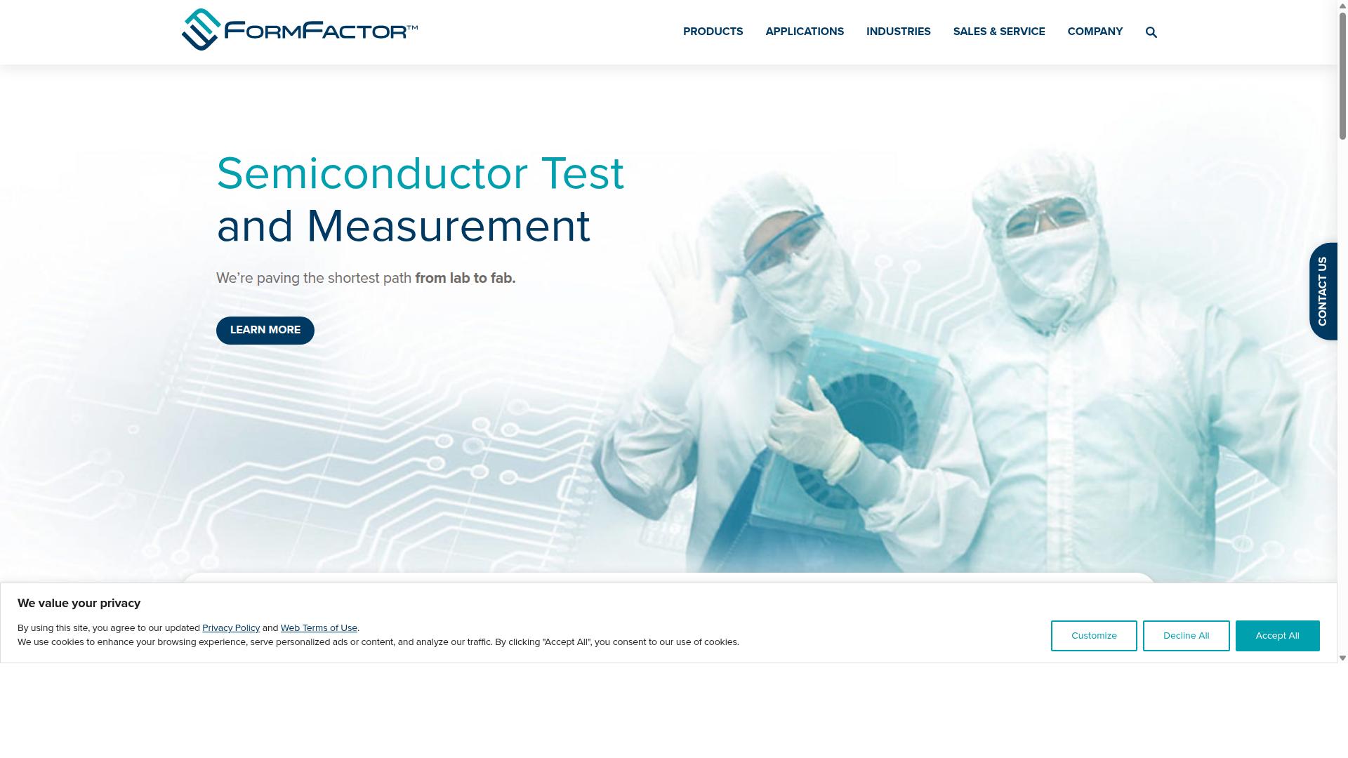 FormFactor (FORM) website